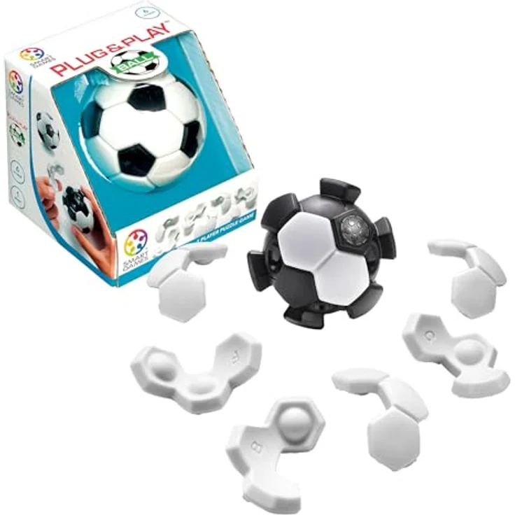 SmartGames SG513 Puzzle Ball, 3D-Puzzle in Schwarz-Weiß mit kreativen Herausforderungen – Bild 2