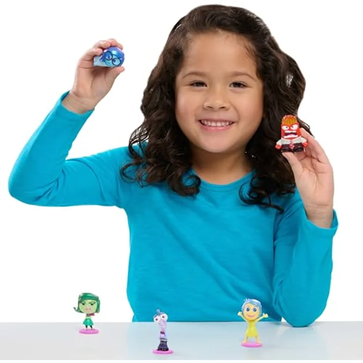 Just Play Disney und Pixar Alles Steht Kopf 2 All The Feels – Figurenset mit 5 Minifiguren, emotionales Kinderspielzeug ab 3 Jahren – Bild 2