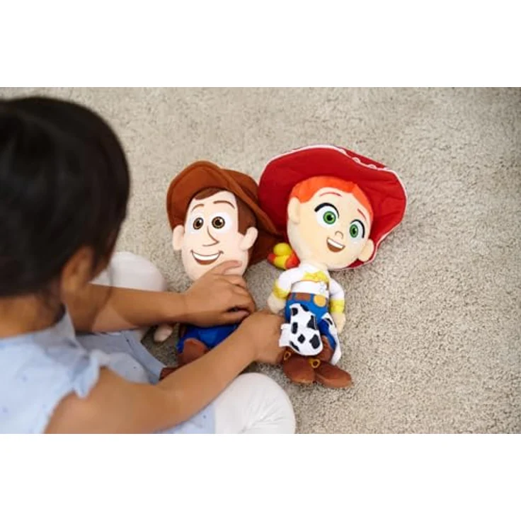 Simba Disney Pixar Toy Story 5 Woody Plüschfigur, detailgetreuer Kuschel-Cowboy, 25 cm, für Kinder ab 3 Jahren, ideal zum Spielen und Sammeln – Bild 5