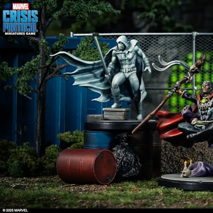 Atomic Mass Games Marvel Crisis Protocol - Midnight Sons, Affiliation Pack mit Blade, Moon Knight, Ghost Rider und Doctor Voodoo – Bild 3