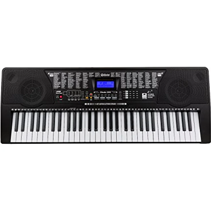 Schubert Etude Keyboard - Klavier, E-piano, Lern-Keyboard, Aufnahme-Funktion, Playback-Funktion, Lernmodi, AUX, Stereo-Lautsprecher, Netz- oder Batteriebetrieb, 255 Rhythmen, schwarz – Bild 3