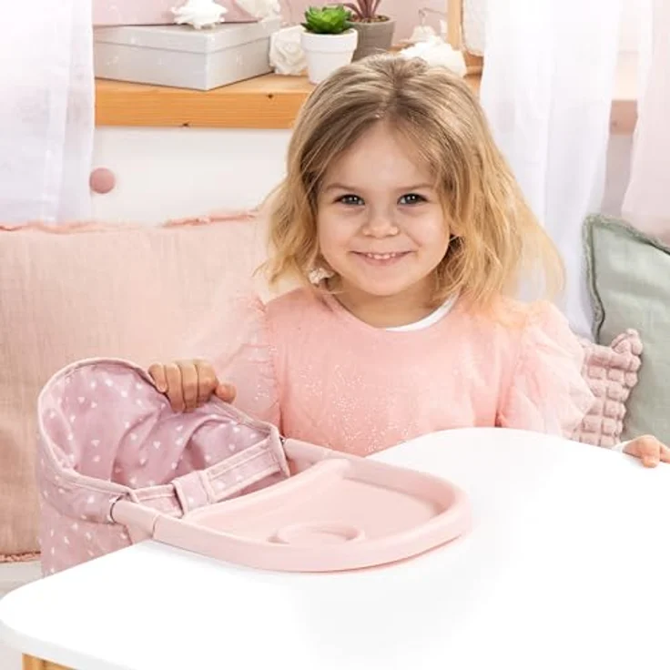 Bayer Design Puppentischsitz, mit integriertem Tablett für Puppen bis 46 cm, platzsparend klappbar – Bild 2