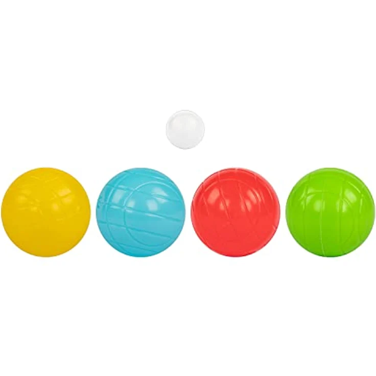 Idena 40409 - Boccia Spiel mit 8 farbigen Kugeln, Zielkugel und Tragekorb, Geschicklichkeitsspiel für Kinder und Erwachsene, Sport-Spiel für den Außenbereich, ideal für Sommer, im Garten oder Park - Preisvergleich – Bild 4