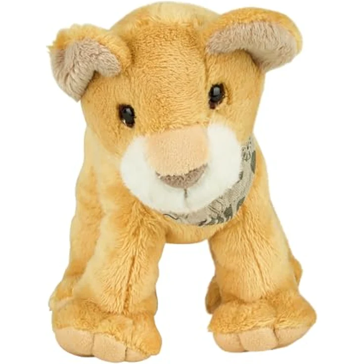 Sterntaler Kuscheltier M LÖWE Leo, weiches Stofftier mit Musselin Halstuch, 18 cm, Pflegeleicht – Bild 3