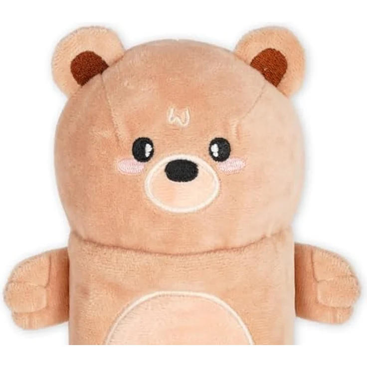 Legami Super Soft Federmäppchen, Teddy Bear-Motiv, 100% Polyester, inklusive Malvorlage, L 24,5 cm, H 24,5 cm – Bild 3