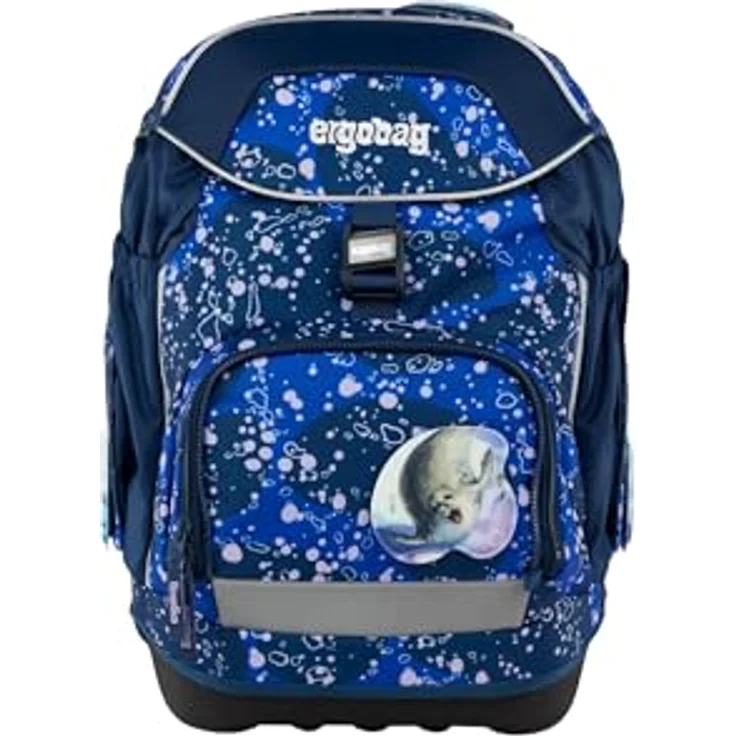 ergobag Pack Set, ergonomischer Schulranzen 6-teilig für 1. Klasse, flexibel, individualisierbar, standfest mit Reflektoren, inkl. Sportrucksack und gefülltem Federmäppchen – Bild 2
