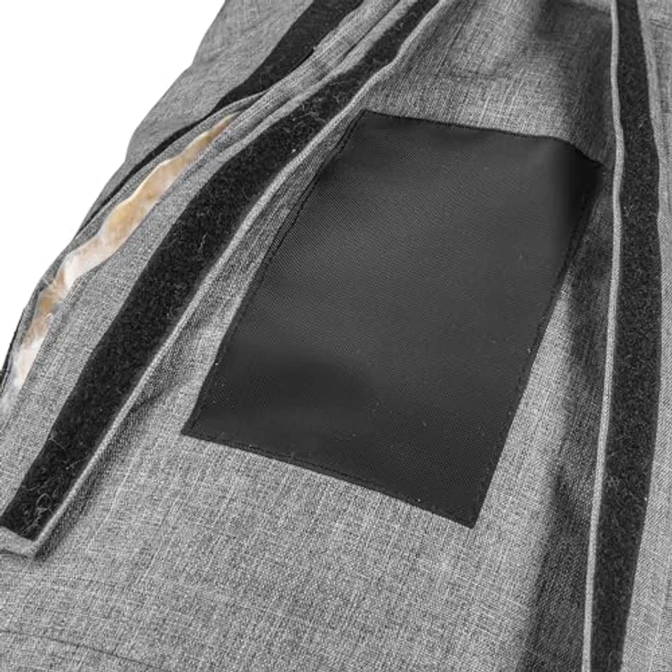Fellhof Kinderwagenfellsack GASTEIN, 100% Merino-Lammfell, beige melange, wind- und wasserabweisend, für Babyschale bis 12 Monate, Kapuzenfunktion, ÖkoTex-zertifiziert – Bild 3