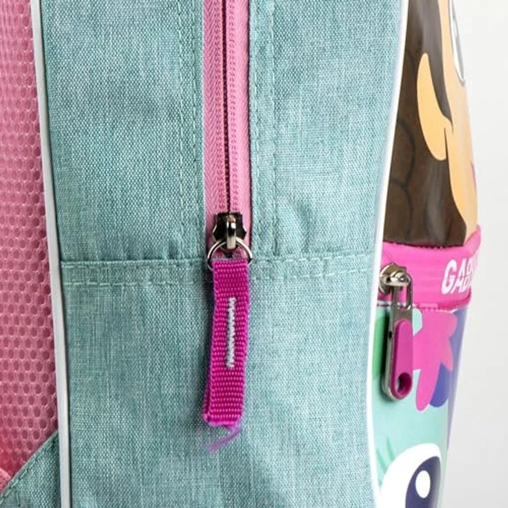 Cerda Gabbys Puppenhaus Rucksack, 30 cm Kindergartenrucksack aus strapazierfähigem Polyester, lila – Bild 5