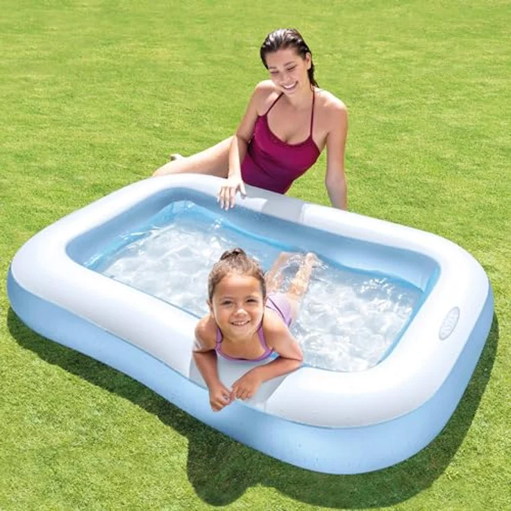 Intex Rectangular Pool - Kinder Aufstellpool - Planschbecken - 166 x 100 cm x 25 cm - Für 2+ Jahre – Bild 3