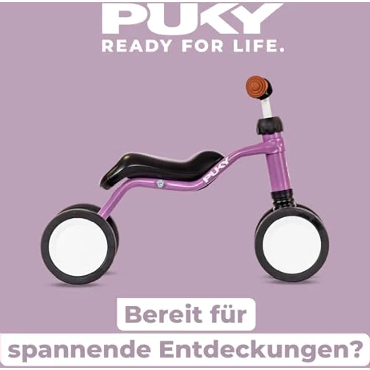 PUKY WUTSCH Perky Purple, Lauflernrad für Kinder ab 1 1/2 Jahren, Sicherheitslenker, Pendelachse, ergonomischer Sitz, FLOAT-Laufräder, für Indoor & Outdoor – Bild 2