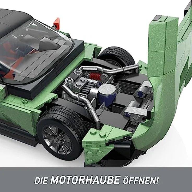 MEGA Hot Wheels Aston Martin Vulcan - Großes Bauspielzeug im Maßstab 1:18 mit 986 Teilen für Fans und Sammler, Die-Cast-Modell für Erwachsene, HMY97 – Bild 4