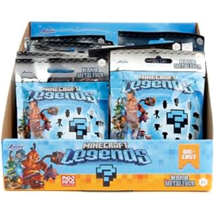 Simba Dickie Minecraft Blind Pack Nanofigs, Sammelfigur Set mit 12 verschiedenen Charakteren, sortiert – Bild 6