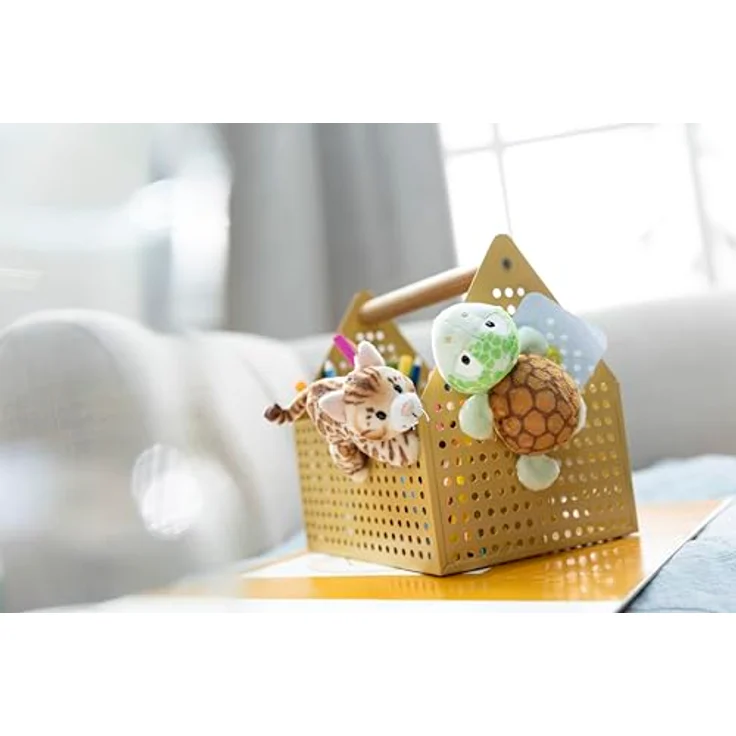 NICI MagNICI Katze Bengal 12cm - braun - Flauschiges Kuscheltier mit Magnetpfoten für Metallflächen, perfekte Geschenkidee – Bild 5