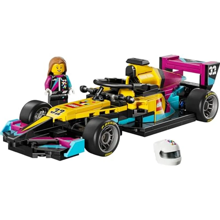 LEGO Speed Champions F1 Academy Rennwagen, Spielzeug Modellauto mit Formel 1 Rennfahrerin Minifigur, detailgetreues Modell für Kinder ab 10 Jahren, Set-Nr. 77258 – Bild 5