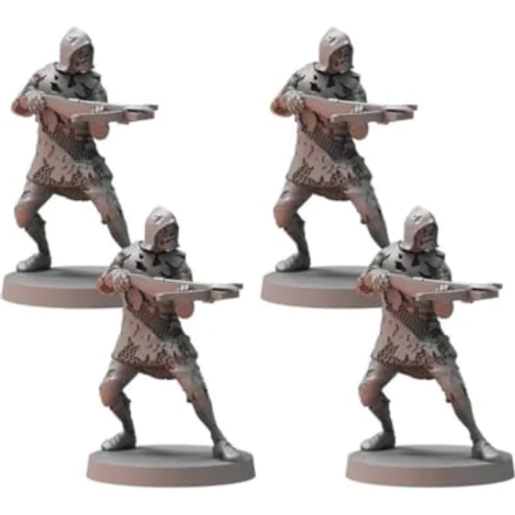 Steamforged Games Dark Souls: Hollow Crossbowmen Miniaturen & Stat Cards für Rollenspiele, Detailgetreue Charaktere aus Lothric – Bild 4