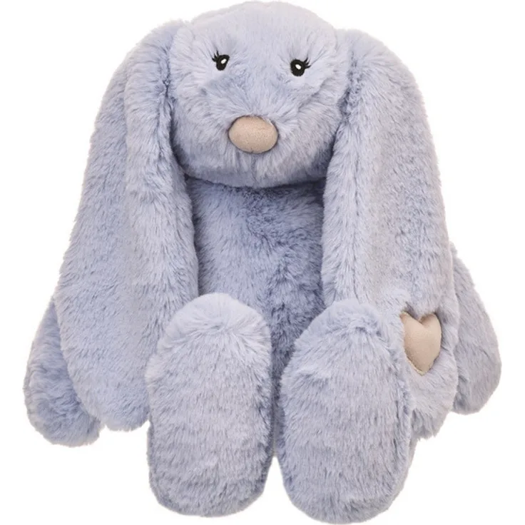 Beppe Missimo Hase Maskottchen blau 50cm