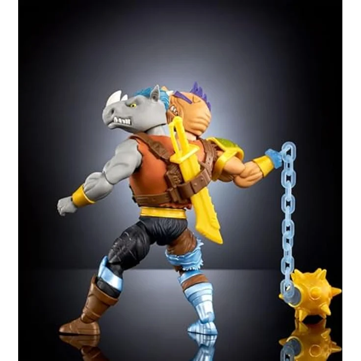 Masters of the Universe Mattel x Turtles of Grayskull 2-Bopsteady Action Figure, 18 cm, mit 30 Artikulationspunkten und originalgetreuem Zubehör, HVJ66 – Bild 3