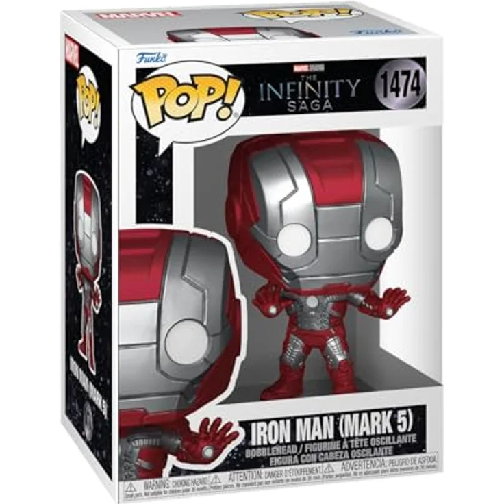 Funko POP! Marvel: MCU Archives – IM2 MRK 5 - Iron Man- Vinyl-Sammelfigur - Geschenkidee - Offizielle Handelswaren - Spielzeug Für Kinder und Erwachsene - Movies Fans - Modellfigur Für Sammler - 9,5 cm - Premium Vinyl Material - Ideales Geschenk für Marvel Fans – Bild 1