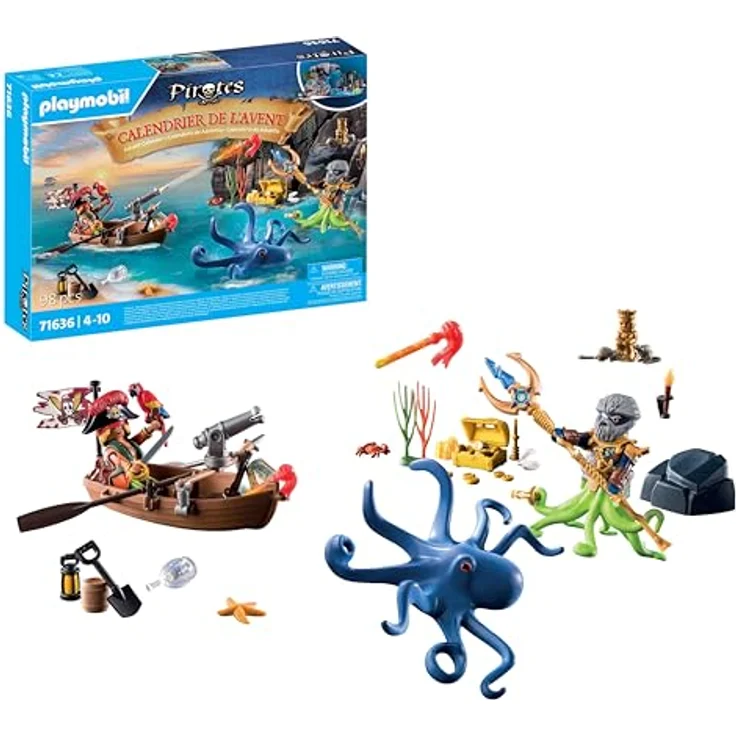 Playmobil® Spielzeug-Adventskalender Spielbausteine, Piraten (71636), Pirates, Made in Europe - Preisvergleich – Bild 6