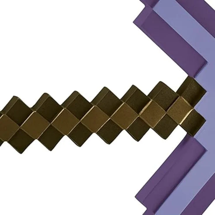 Minecraft Verzauberte Spitzhacke, Kostümzubehör mit 40 cm Länge und Minecraft-Pixeldetails, offiziell lizenziert von DISGUISE – Bild 3