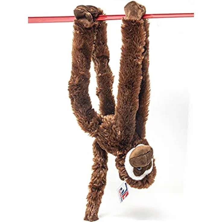 Cornelißen Kletteraffe Kuscheltier mit Kletthänden, 41 cm, waschbar und pflegeleicht – Bild 2