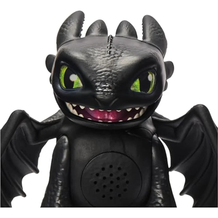 Dreamworks Dragons Interaktiver Mini-Drache Ohnezahn, 9cm Figur mit über 25 Soundeffekten, Spielzeug für Kinder ab 4 Jahren – Bild 4