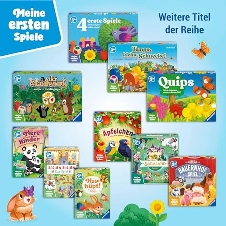 Ravensburger Unser Bauernhofspiel - Meine ersten Spiele, Würfelspiel für 1-4 Spieler ab 2 Jahren, kooperatives Kinderspiel für Mädchen und Jungen – Bild 8