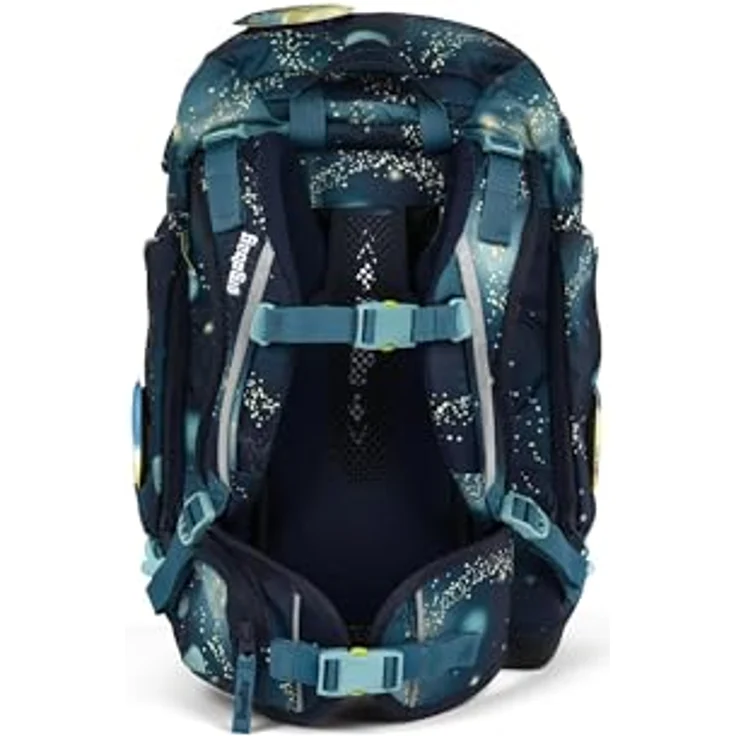 ergobag pack Schulranzen Set (6-tlg.), ergonomisch, anpassbar, mit bunten Kletties – Bild 8