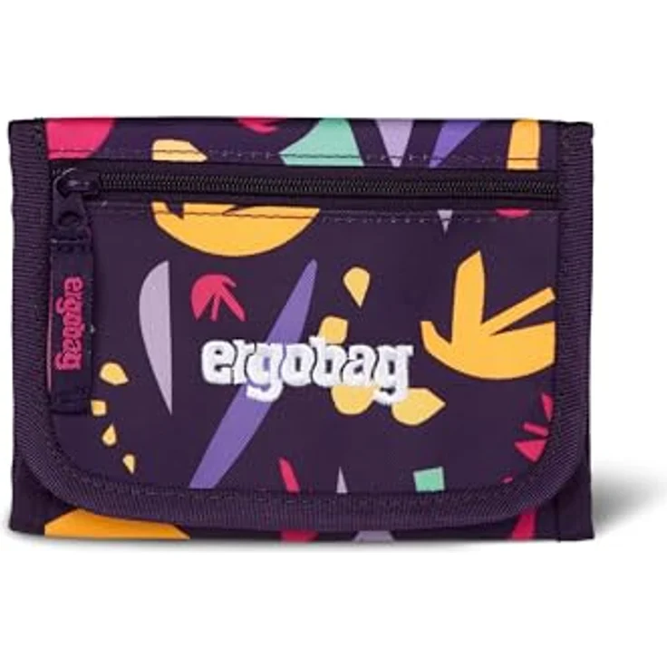 ergobag Geldbörse Zubehör, PET, mit Klettverschluss und integriertem Adressschild, blau – Bild 1