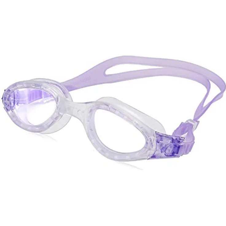 Aqua-Speed Herren ETA Monoblock Tinted Lens Schwimmbrille, Transparent/Violett getönte Gläser, Einheitsgröße