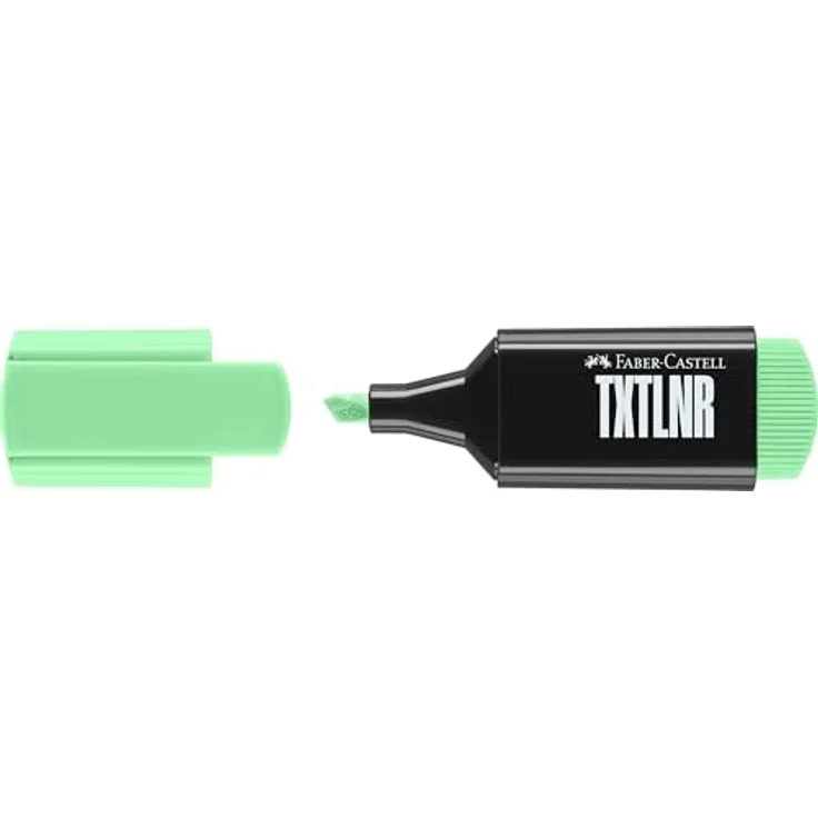 Faber-Castell Textmarker TXTLNR Pastell, 4er Set mit langlebiger Keilspitze, Strichstärke 1-3 mm, nachfüllbar, wasserbasierte Tinte – Bild 5