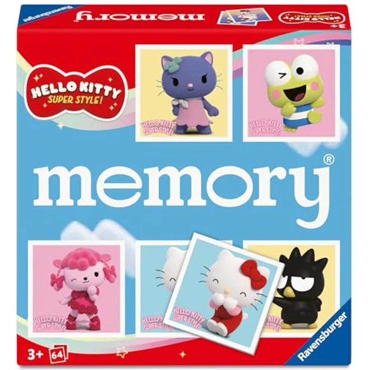 Ravensburger memory® Hello Kitty, Merkspiel zur Förderung von Konzentration und Gedächtnis, 64 Karten – Bild 5