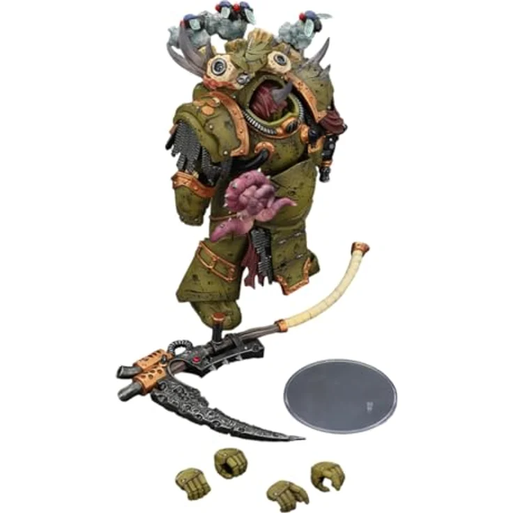 Joy Toy Warhammer 40k Actionfigur 1/18 Death Guard Deathshroud Terminator 2, 14 cm mit Manreaper und Plaguespurter Gauntlet – Bild 6