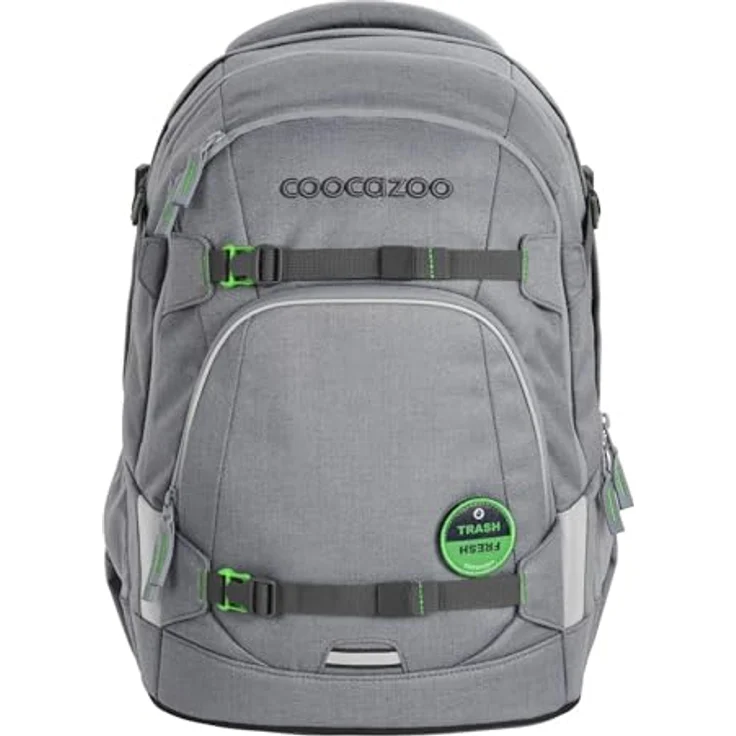 Coocazoo Schulrucksack Mate „Mixed Silver Dust”, ergonomischer & anpassbarer Tornister, höhen- & größenverstellbar, mit Brust- und Hüftgurt, grau, 30 Liter Volumen – Bild 1