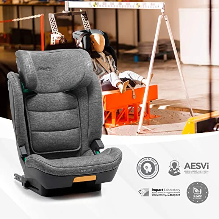 Babyauto Capax Autositz i-size, mit Isofix, 15 bis 36 kg, verstellbare Kopfstütze für 4 bis 12 Jahre – Bild 5