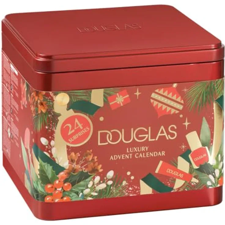 Douglas Skin Focus Luxury Adventskalender 2025 – Make-up & Pflege mit 24 exklusiven Produkten, inkl. Dramatischer Mascara schwarz, Lippenstift Spicy Flirt und Eyeshadow Palette mit 4 Farben