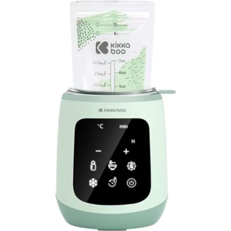 Kikkaboo Flaschenwärmer 4 in 1 Caldo sterilisieren, erwärmen, auftauen, Timer, Farbe:grün – Bild 4