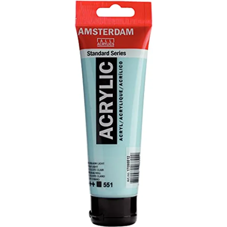 Talens Amsterdam Colores Acrílicos, Tubo 120 ml, blau (Azul Claro, T1709 551)
