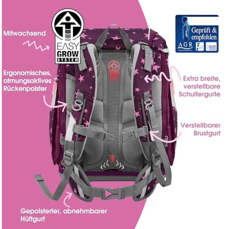 Step by Step 2in1 Plus Schulrucksack-Set 6tlg. unicorn – Bild 5