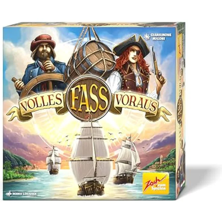 Zoch Volles Fass voraus - fas(s)zinierendes Familienspiel für Kinder und Erwachsene ab 10 Jahren, Spiel für 2-4 Spieler, ca. 40 Min. Spieldauer