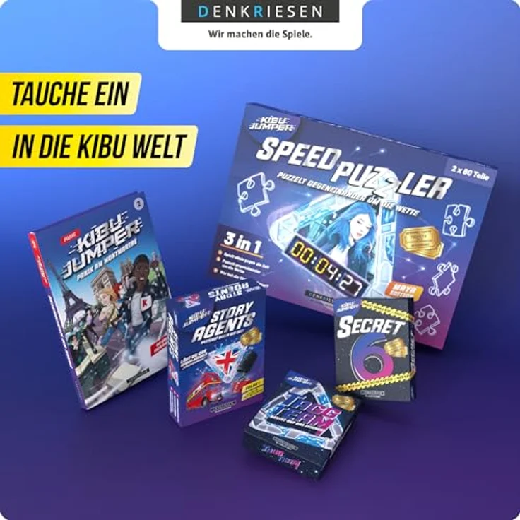 D&R Denkriesen KIBU JUMPER® - Story Agents - Panik am Montmartre - Paris - Folge 2, strategisches Kartenspiel für Erwachsene und ältere Kinder, nicht geeignet für Kinder unter 3 Jahren – Bild 7