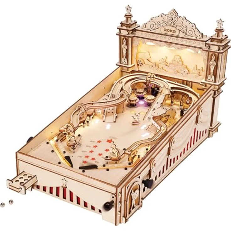 Robotime 3D-Puzzle Robotime 3D Pinball Machine 3D Puzzle, 482 Puzzleteile – Bild 2