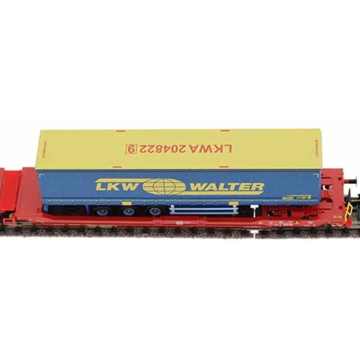 Fleischmann Doppeltaschen-Gelenkwagen T3000e, DB AG, Ep. VI 'LKW Walter', Modelleisenbahn-Wagen, 1 Stück – Bild 3