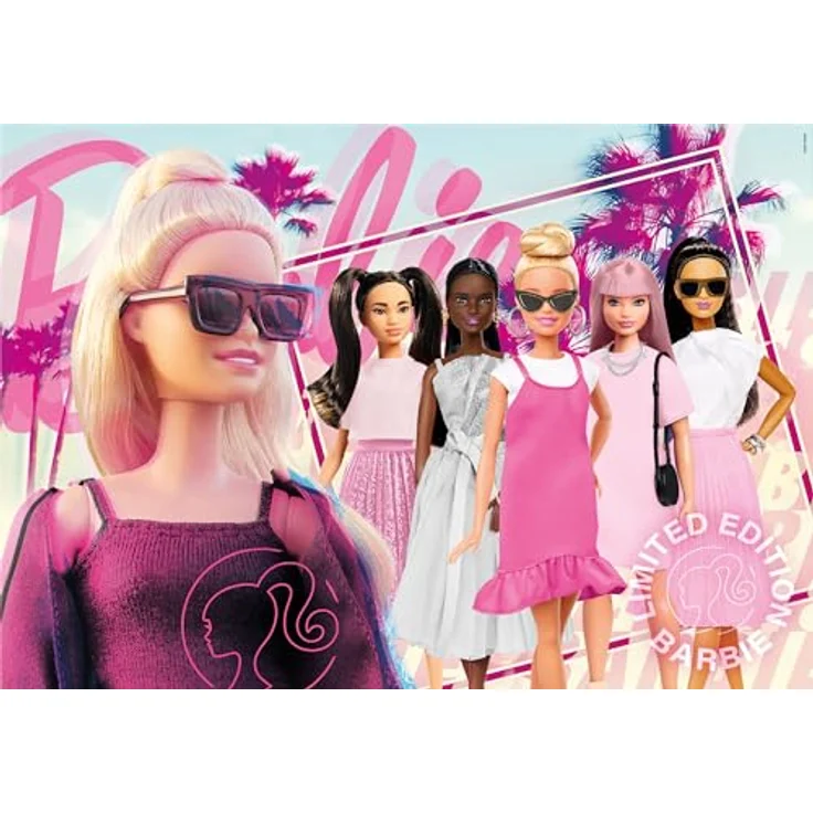 Clementoni Barbie Kinder Puzzle 104 Teile, 37,9 x 26,9 cm, Geschicklichkeitsspiel für Kinder ab 6 Jahren, umweltfreundlich produziert – Bild 2