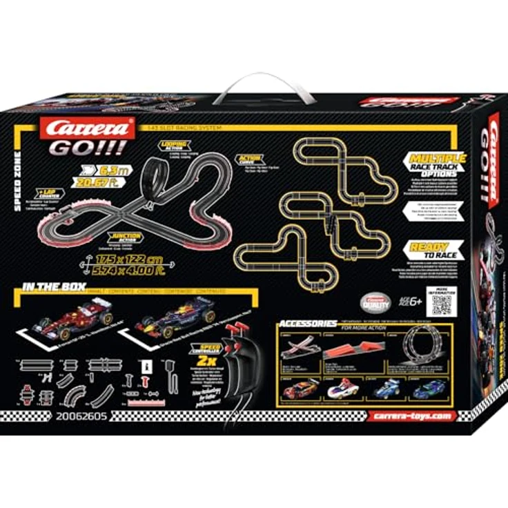 Carrera GO!!! Speed Zone, Rennbahnauto mit hochwertiger Qualität und modernem Design – Bild 2