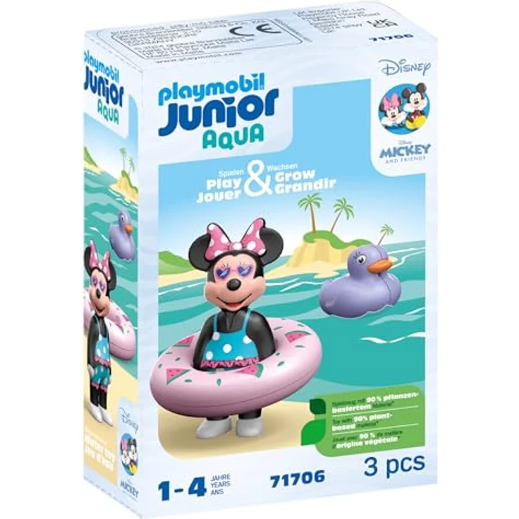 Playmobil® Konstruktions-Spielset Minnies Strandausflug, JUNIOR & Disney, (3 St), Made in Europe – Bild 2