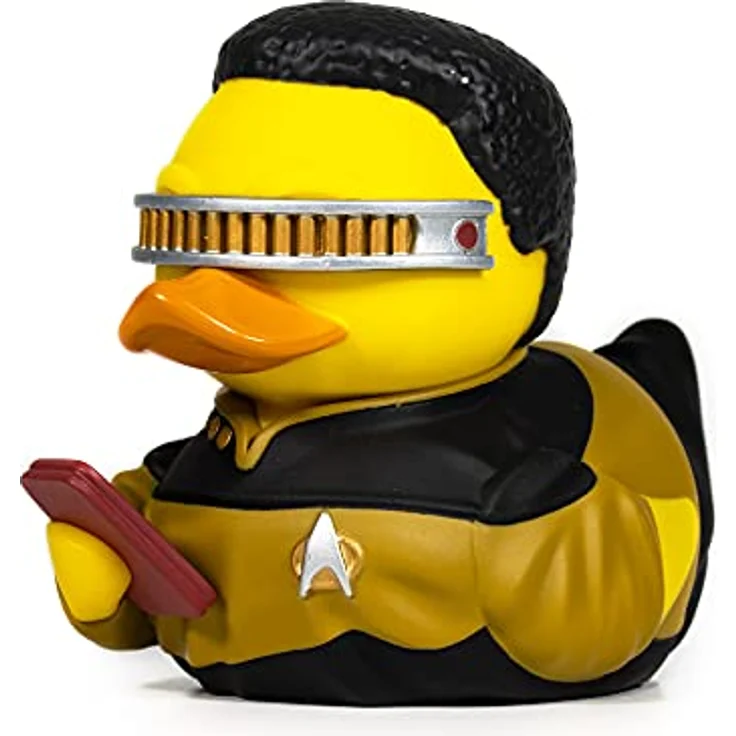 TUBBZ Box-Ausgabe Geordi La Forge, Sammler-Vinyl-Gummiente Figur, 9 cm groß, offizielles Star Trek Merchandise – Bild 1