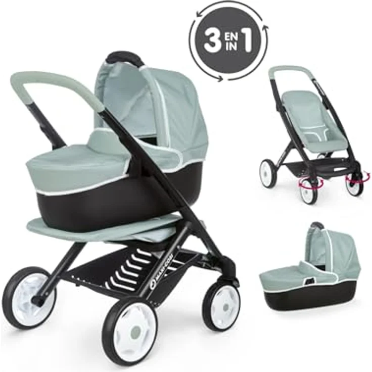 Smoby SMOBY Maxi Cosi Quinny 3in1 Doll Stroller Deep Stroller Gondola Stroller – Bild 3