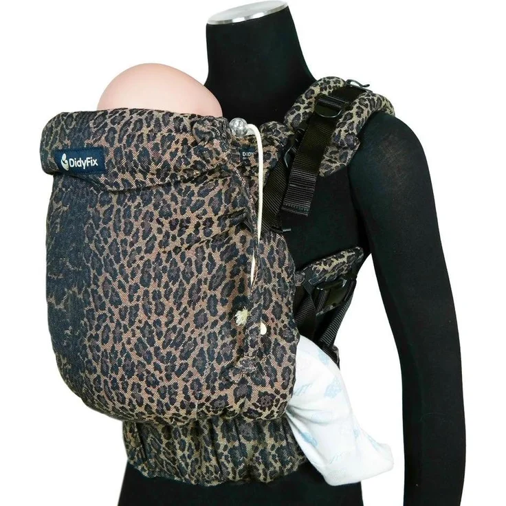 Didymos DidyFix Leo, Babytrage mit stufenlos verstellbarem Tragebalken, verschiedene Tragepositionen und individuelles Rückenteil