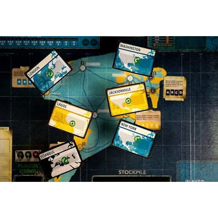 Asmodee Pandemic Legacy Staffel 2 (Gelbe Box) — Italienische Ausgabe, Brettspiel mit Spieleranzahl 2-4, ab 14 Jahren, Durchschnittliche Brenndauer 60 Minuten, Geeignet als Geschenk – Bild 4
